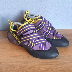 La Sportiva Super X Free Climb Kletterschuhe Herren 9 EU 42 Vintage Lila - Bild 1 von 12