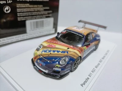 Spark 1:43 Porsche 911 RGT Winner Monte Carlo 2015 Champion Racing Model  - Image 1 of 4