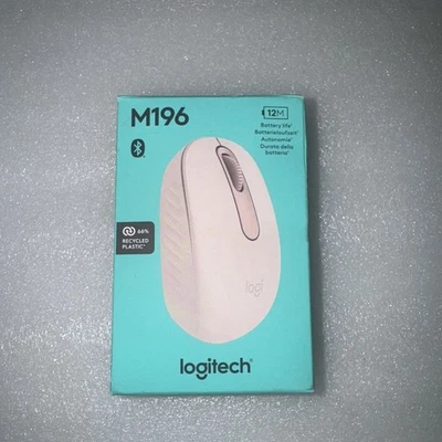 Logitech M196 Bluetooth Mouse Rose Mouse 1000 dpi Ottico 3 910-007461 - Image 1 of 2