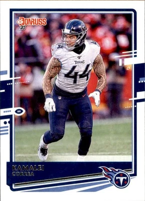 2020 Donruss #249 Kamalei Correa Tennessee Titans - Image 1 of 2