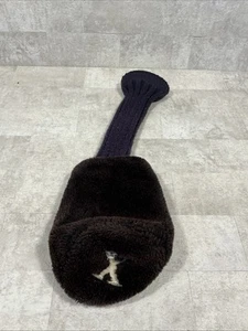 Copricapo mazza da golf x copricapo in peluche marrone e viola CLUB fuzzy - Foto 1 di 6