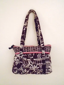 Vera Bradley 2 Piece Imperial Toile Little Mandy Tote & Ceramic Coffee Mug - Picture 1 of 18