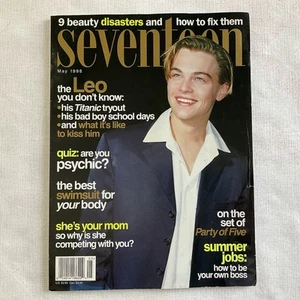 Seventeen Magazine May 1998 Leonardo DiCaprio Newstand - Picture 1 of 6