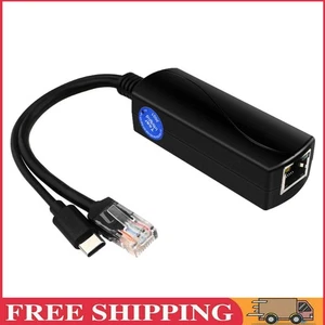 Gigabit PoE Splitter 48V zu 5V 4A USB C Adapter IEEE802.3af/at für Raspberry Pi5 - Afbeelding 1 van 11