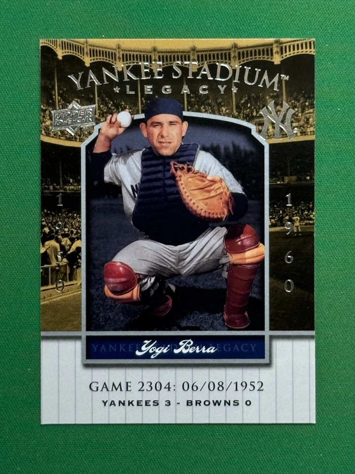 2008 Upper Deck Yankee Stadium Legacy Baseball #2304 Yogi Berra - Image 1 of 2