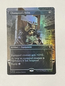 Champion's Helm FOIL BORDERLESS - 0654 - Rare - Commander Masters CMM MTG - Bild 1 von 2