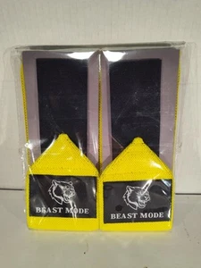 Muñequeras de levantamiento de pesas de 12" con lazo para el pulgar - Muñeca de alta resistencia Wo - Imagen 1 de 2