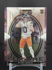 Bo Nix 2024 Panini Select #7 Future RC Denver Broncos - Picture 1 of 2