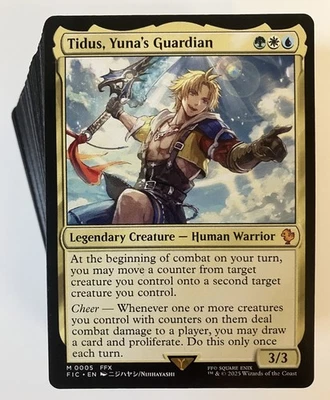 MTG Magic The Gathering Tidus, Yuna's Guardian 🏐 Budget 100 Card Commander Deck - Image 1 of 4