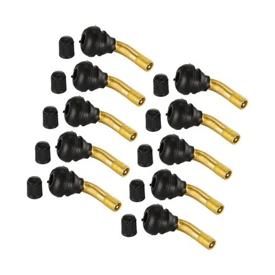 Vástago de válvula de neumático de rueda de ciclomotor scooter ángulo de 90 grados 10x A8 Foto 1 de 4