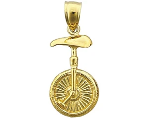 Dije monociclo oro 14K - Imagen 1 de 6