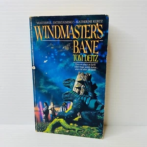 Windmaster's Bane by Tom Deitz Fantasy Fiction Small Paperback Book Novel - Foto 1 di 7