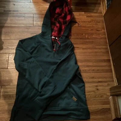 Maurices,绿色连帽衫,尺寸超小,更像小...超柔软 — 第 1/4 张图片