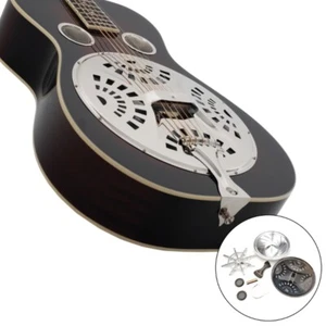Guitar Accessories with Resonator Cones Tailpiece Spiders Bridge Saddles - Picture 1 of 8