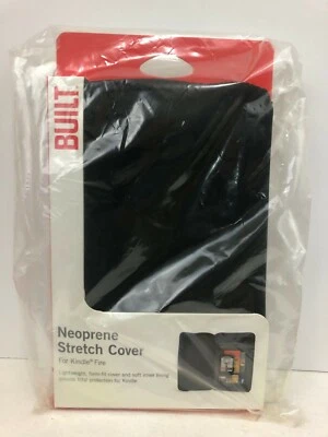 Built Neoprene Stretch Cover For Kindle Fire Black NEW - Image 1 of 2