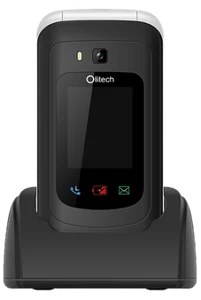 Olitech SMART EasyFlip 4G Seniors Phone Big Buttons GPS SOS Hot Spot-Black/White - Picture 1 of 4