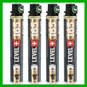 4 Stk. Ersatzgas Gaskartuschen für Nagler 165mm 80ml grün Ring TOP RM165 - Bild 1 von 3