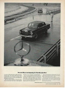 1964 Mercedes-Benz 300SE Sedan Ad/Unterturkheim Test Track - Picture 1 of 1