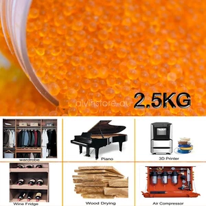 2.5KG Premium Silica Gel Bead Silicagel Moisture Absorber Reusable Desiccant AU - Picture 1 of 18