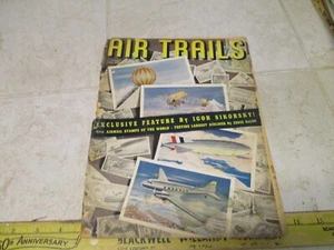 Vtg Air Trails Magazine June 1939 Planes Flying Aircraft Aviation Pulp - Picture 1 of 5