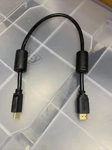 MONOPRICE 3872 HDMI Cable,Std Speed,Black,1.5ft,28AWG - Picture 1 of 2