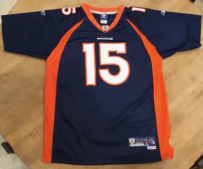 Camiseta deportiva de fútbol americano Reebok Denver Broncos OnField NFL 18-20 juvenil XL Foto 1 de 4