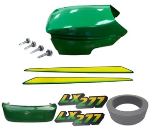 Neue obere & untere Motorhaube/Stoßstange/LH& RH Aufkleber passt John Deere LX277 LOW S/N - Bild 1 von 8