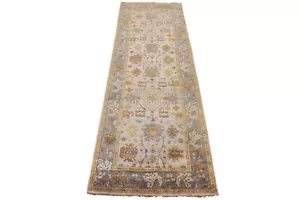 Alfombra de corredor Oushak Gallery 6X18 anudada a mano y teñida de verduras (6'1"" x 17'9") - Imagen 1 de 7