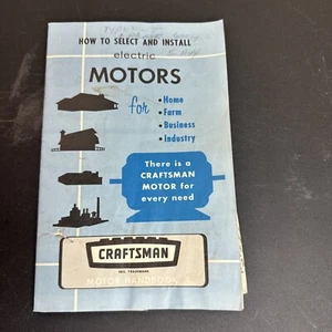 1970 Come selezionare e installare motori elettrici manuale motore artigianale Sears - Foto 1 di 6
