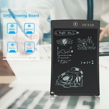 8.5" inch LCD e-Writer Tablet Writing Drawing Memo Message Black Boogie Board N4