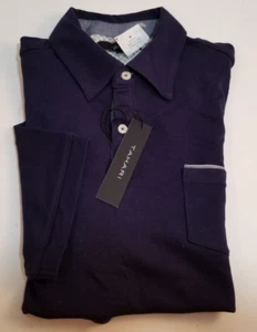 Tahari Nantucket dunkelblau 2 Knopf Poloshirt ss Taschen Neu mit Etikett - Bild 1 von 4
