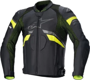 Chaqueta de cuero Alpinestars GP Plus R V3 Rideknit, negro-amarillo, talla 54, PVP 589,95 € - Imagen 1 de 2