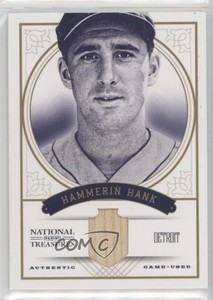 2012 Panini National Treasures Nicknames /49 Hank Greenberg #20 HOF