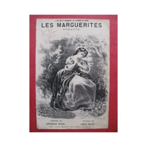 NOURY Louis Les Marguerites Chant XIXe - Foto 1 di 2