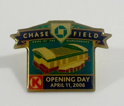 Chase Field Arizona Diamondbacks Opening Day April 11, 2006 Circle K Lapel Pin - Image 1 of 4