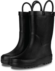 Lone Cone Premium Natural Rubber Rain Boots for Toddlers , Black, Size 9T - Picture 1 of 1