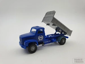 All Swiss Models Saurer D290/330 2-achs Kipper blau/grau „100“ /AS1 - Bild 1 von 1