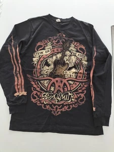Aerosmith - Livin on the Edge Long Sleeve T-Shirt (Large) - Picture 1 of 6