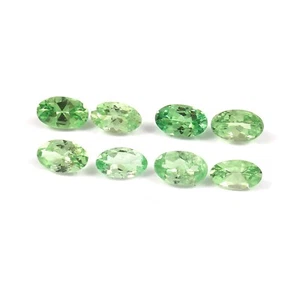 Top Quality Natural Faceted Tsavorite 8 Piece Gemstone Lot, 5x3 MM 1.89 Ct. #199 - Picture 1 of 9