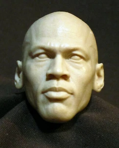 V-105 Michael Jordan NBA CUSTOM RESIN HEAD SCULPT Action figures 1/6 Scale - Foto 1 di 3
