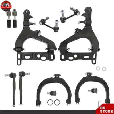 12× Front Control Arm Suspension Kit For 02/03 Chevy Trailblazer GMC Envoy 16mm Foto 1 de 4