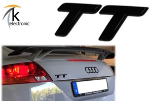 AUDI TT 8J schwarzer Schriftzug hinten Heckklappe - Bild 1 von 3