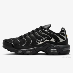 Nike Women's Air max Plus 'Black/Metallic Silver' (HJ9743-001) Expeditedship - Picture 1 of 7