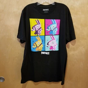 Fortnite Unicorn T-shirt Black Men's Size XL - Picture 1 of 4