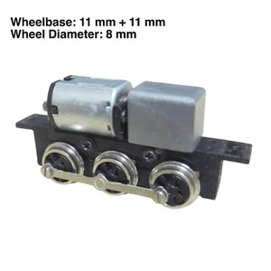 Chasis de accionamiento eléctrico locomotora accionada por varilla calibre N/HOn30/HOe/009 22 mm/8 mm - Imagen 1 de 2