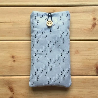 CUSTODIA COVER BORSA PROTETTIVA TESSUTO FATTO A MANO PER HUAWEI P40 LITE E / Y6p - Immagine 1 di 3