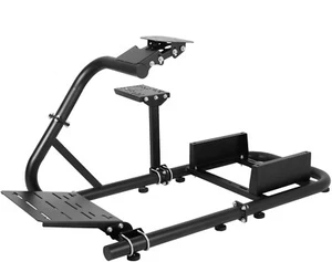 AMN Driving Game Sim Racing Simulator Frame Stand for Wheel Pedals Xbox PS PC - Picture 1 of 9