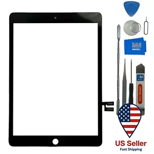 Digitizer for iPad 9 Touch Screen Replacement Front Glass Incl. Toolkit - Black - Picture 1 of 7