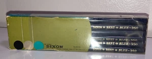 DIXON BEST 350 BLAUER BLEISTIFT NEUER ALTER BESTAND SCHACHTEL MIT 12 - Bild 1 von 6
