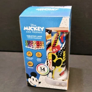 NEU Disney Mickey & Friends Farbwechsel Lampe dimmbar flackernd Nachtlicht - Bild 1 von 11
